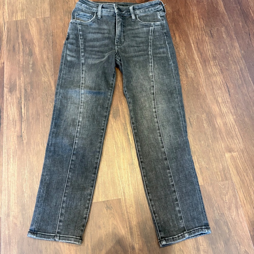 Grunge Streetwear KUT from the Kloth Reese Fab Ab Front Seam Straight Jeans 4